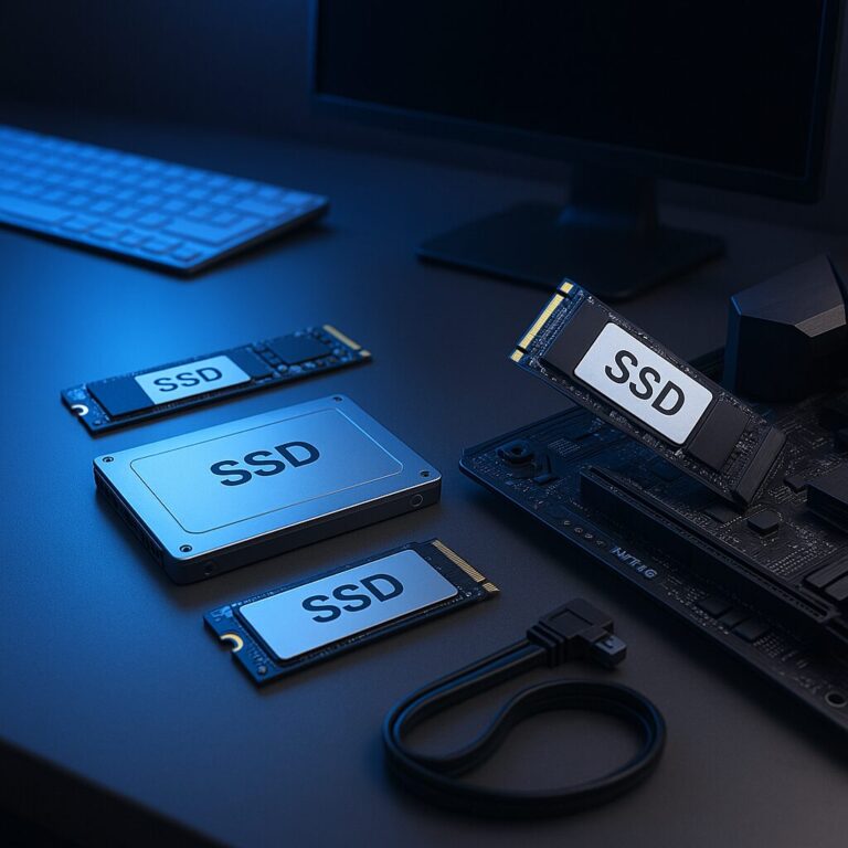 SSDs conectados a uma placa mae